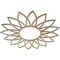 Ekena Millwork Daisy Wood Fretwork Pierced Ceiling Medallion, Hickory, 30"OD x 10 1/2"ID x 3/8"T CMWP30X30X0375DAHI - alternate 5